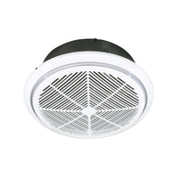 Whisper High Velocity Round Exhaust Fan Small in White