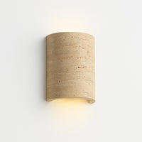 Wisp Travertine Up/Down Wall Light in Natural