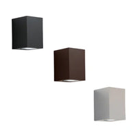 Sole Outdoor Wall Light in Corten, Dark Grey or White