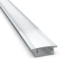 23mm x 8mm Aluminium LED Profile w/wings 2000mm in Silver