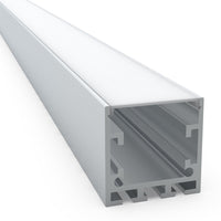 35mm x 35mm Aluminium Suspended LED Profile 2000mm in Black or White