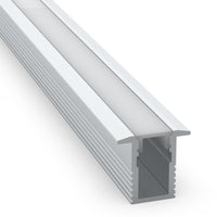 13mm x 12mm Aluminium LED Profile 2000mm in Silver, Black or White