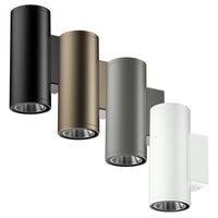 AQL-882 LumenaPro Surface Mount Outdoor Up/Down LED Wall Light in Black, Bronze, Basalt or White