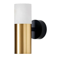 Lind Indoor LED Wall Light 5w Matt Black/Matt Brass