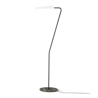 Bion LED Floor Lamp in Aged Gold or Matt Black
