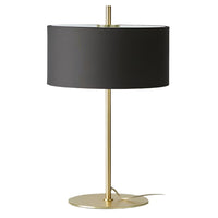 Mila Table Lamp Chrome/White, Matt Brass/Black ARO.S1183 Aromas Del Campo
