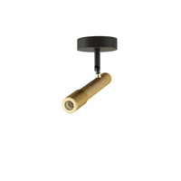 Ycro LED Ceiling Light 8w Matt Black, Matt Black and Matt Gold