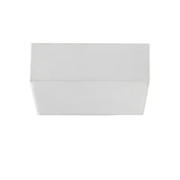 Tamb Square Ceiling Light 2Lt Black, Grey, White