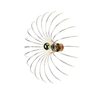Spider Indoor Wall Light Black, White, Chrome, Shiny Gold