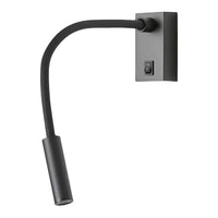 Flexor Indoor LED Wall Light 3w Matt Black, Matt White