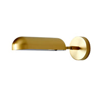 Pild Indoor LED Wall Light 5w in Matt Black, Matt Brass