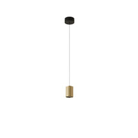 Tera LED Pendant Light 8w Blue, Matt Black, Matt Brass