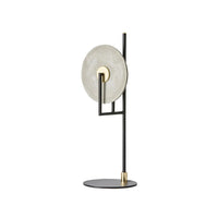 Erto LED Table Lamp Matt Black, Matt Brass ARO.S1257 Aromas Del Campo