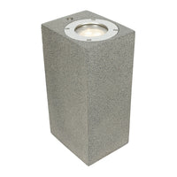 Catania Terrazzo Outdoor Up/Down Wall Light 2Lt in Grey
