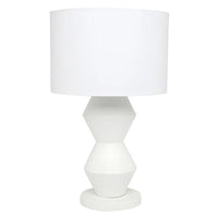 Abstract Table Lamp White 12281
