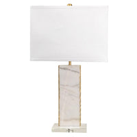 Benicia Marble Table Lamp Gold 12358