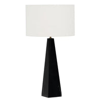 Bilzen Marble Table Lamp Black 12390