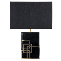 Hearst Table Lamp Black B11631