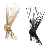 Colton Indoor Wall Light 2Lt in Brass or Black