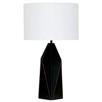 Nagano Table Lamp Brass, Black 12425, 12426