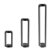 SEKER Exterior LED Bollard Light in Dark Grey (Small/Medium/Large)