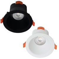 90mm LED Downlight 9w Black, White CCT COMET0X CLA Lighting