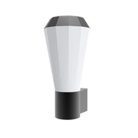 Geb Series Outdoor LED Wall Light 13W Dark Grey Tapered CLA Lighting - GEB1