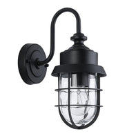 Parol Outdoor Wall Light in Matte Black, Matte White, Galvanized, Copper or Brass