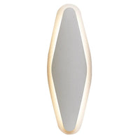 Santiago: City Series Oval Indoor LED Wall Light CCT 12w White