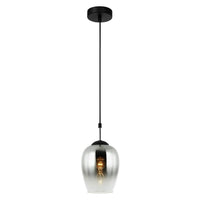 Vinum interior Glass Pendant Light in Chrome or Copper