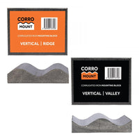 Corromount Rectangle Mounting Block Vertical/Horizontal Mount Australian Made