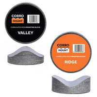 Corromount Round Mounting Block Vertical or Horizontal Mounts Australian Made