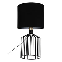 Ashley Cage Table Lamp Medium in Black