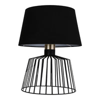 Ashley Cage Table Lamp Large in Black