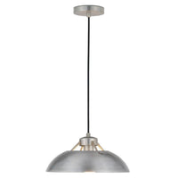 Forge Metal Pendant Light Antique Silver
