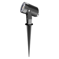 Zoom-Pro LED Garden Spike Light c/w Hood CCT 5w Black