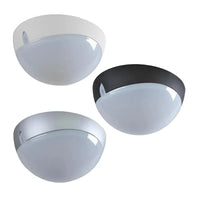 Polydome Outdoor Ceiling Light Small Round White/Black/Silver