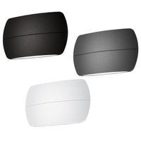 Bell Up/Down LED Wall Light 8w/13w in Black/Dark Grey/White