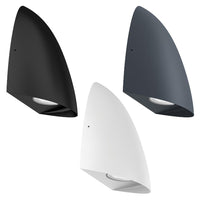 Finn-8 Outdoor LED Wall Light CCT 8w Black, Grey or White