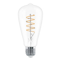 7.3w LED E27 ST64 Pear Globe Warm White 2700k 110318