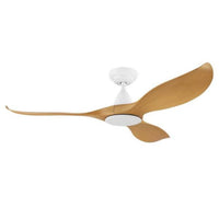 52" Noosa DC Ceiling Fan Bamboo, Teak, Dark Natural 204112, 204113, 204114 Eglo Lighting