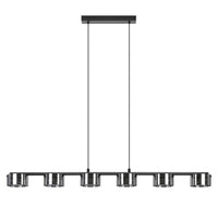 Copillos LED Pendant Light 6Lt 35w in Black