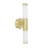 Palmera 1 LED Indoor Wall Light 9w in Brass