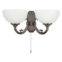 Savoy Indoor Wall Light 2Lt in Oil-Rubbed Bronze
