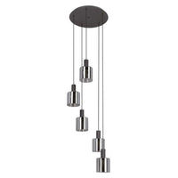 Gorosiba Pendant Light 5Lt in Black