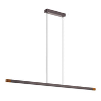 Lisciana LED Pendant Light 22w Grey/Wood