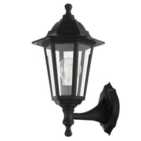 Duanera Outdoor Wall Light E27 in Black