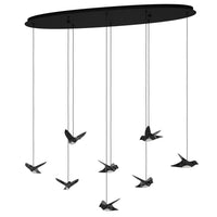 Paratebueno LED Pendant Light 8 Light - Black or Brass