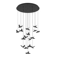 Paratebueno LED Pendant Light 17 Light - Black or Brass