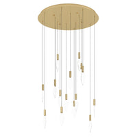 Mirador LED Pendant Light 16 Light - Brass / Gold